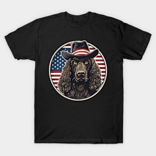 Irish Water Spaniel 4th of July T-Shirt